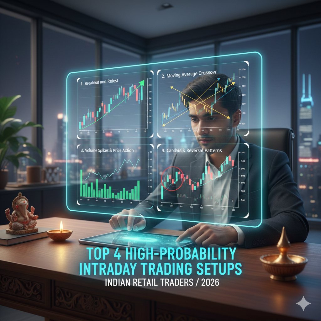 Top 4 High-Probability Intraday Trading Setups for Indian Retail Traders in 2026